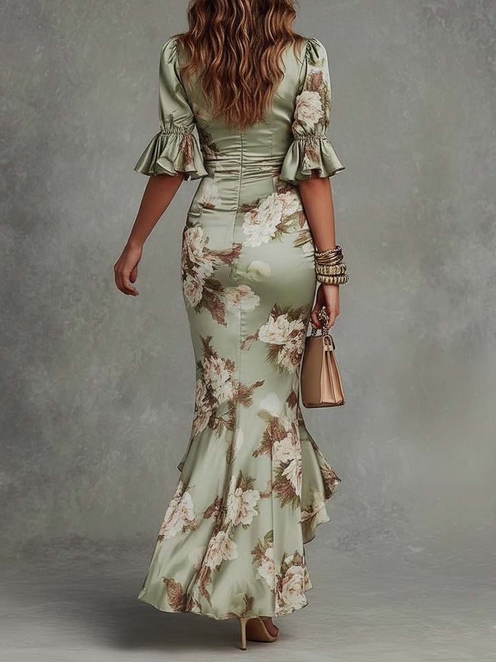 Florani® | LORETTA Elegant High-Low Maxi Dress