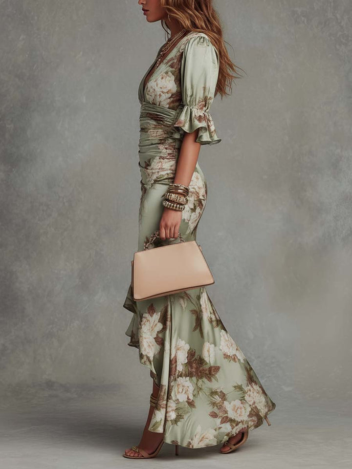 Florani® | LORETTA Elegant High-Low Maxi Dress