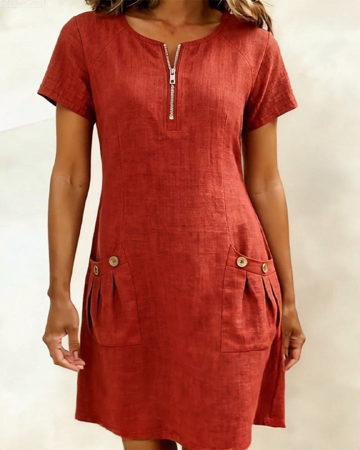 Florani® | NOELLE casual A-line Mini Dress