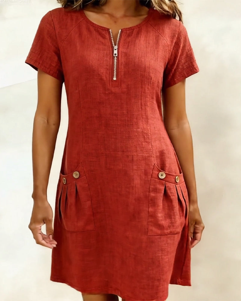 NOELLE | Casual A-line Mini Dress