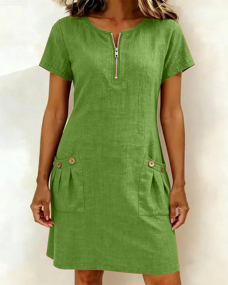 Florani® | NOELLE casual A-line Mini Dress