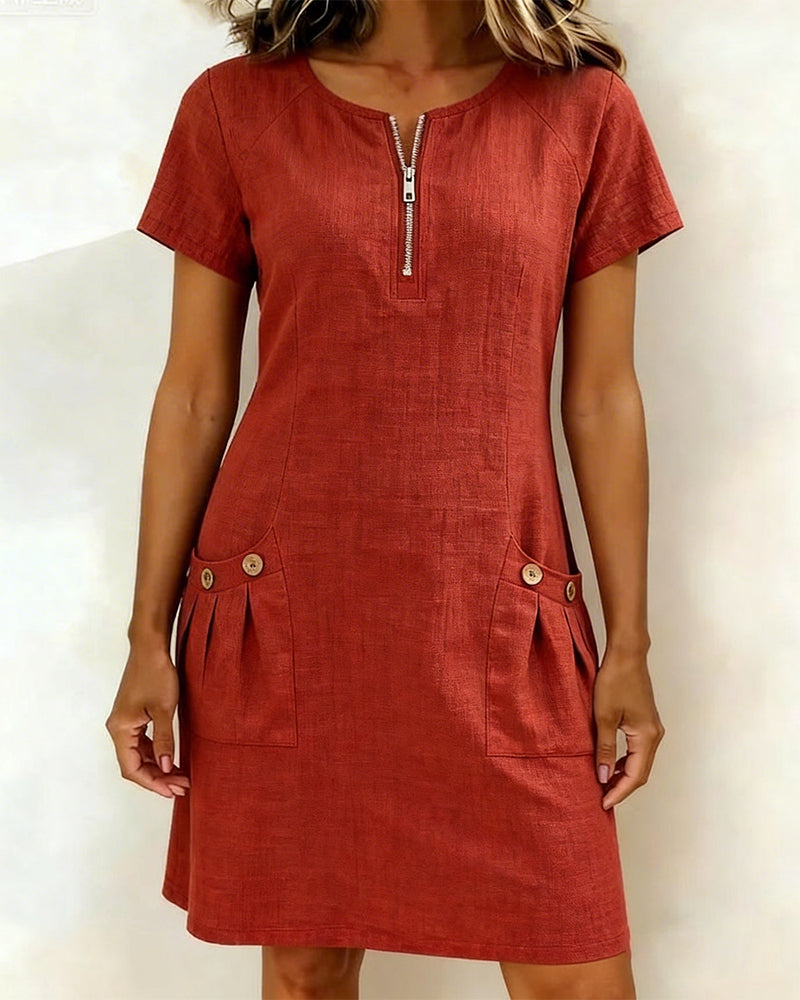 Florani® | NOELLE casual A-line Mini Dress