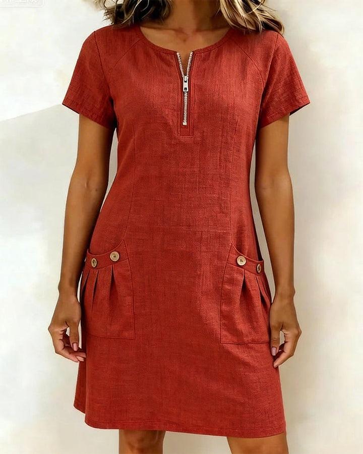 Florani® | NOELLE casual A-line Mini Dress