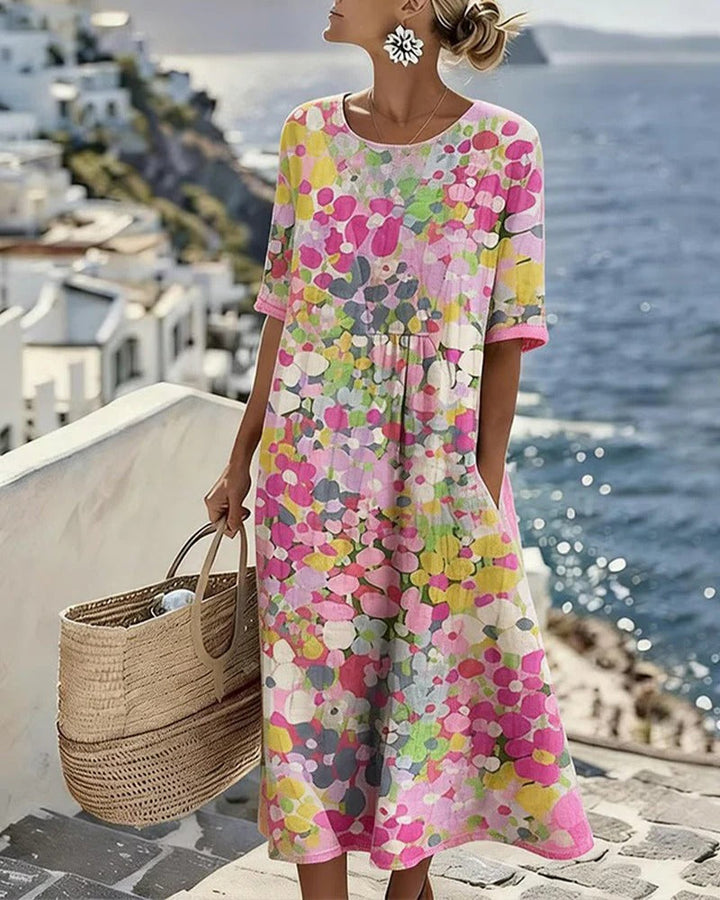 Florani® | EMILIA Elegant Midi Dress